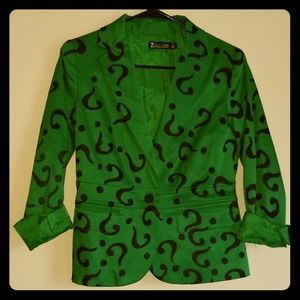 Hand Painted Riddler Jacket